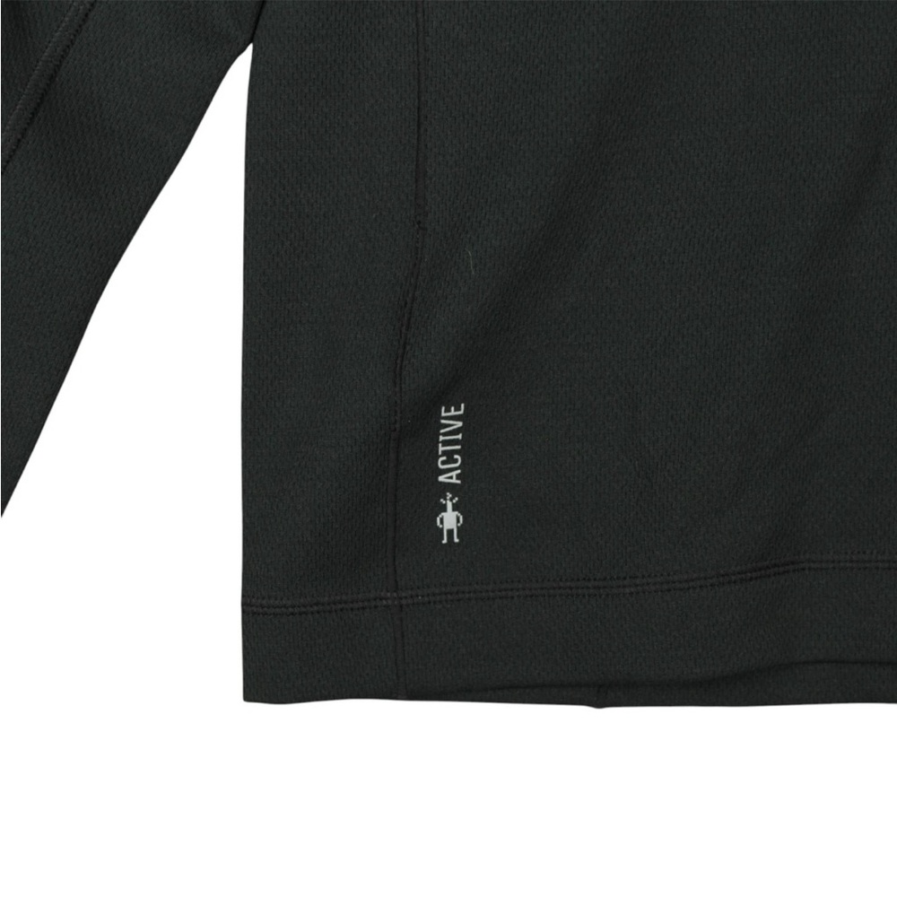 Smartwool Women Active Uptempo Quarter Zip Top Size L Black NWT Merino Wool - Picture 8 of 15